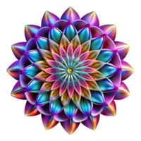 Maravilhoso rústico uma complexo, fractal padrão, irradiando para fora dentro uma vibrante, psicodélico cor esquema, iluminado de uma pulsante, estroboscópico luz, digital arte estilo exclusivo png