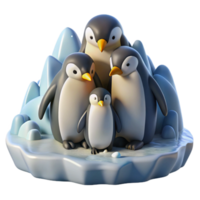impressive traditional A group of emperor penguins huddled together on the Antarctic ice, blizzard conditions, documentary photography style detailed png