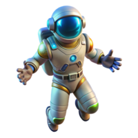 stunning abstract A futuristic spacesuit, equipped with advanced technology and glowing displays, astronaut floating in zero gravity, science fiction style high resolution png