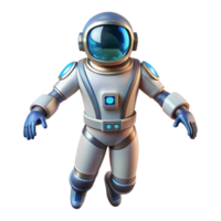 beautiful vintage A futuristic spacesuit, equipped with advanced technology and glowing displays, astronaut floating in zero gravity, science fiction style genuine png