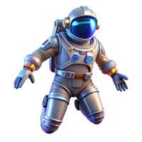 stunning traditional A futuristic spacesuit, equipped with advanced technology and glowing displays, astronaut floating in zero gravity, science fiction style high resolution png