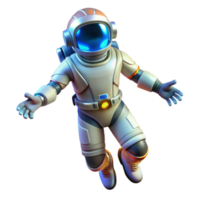 dramatic modern A futuristic spacesuit, equipped with advanced technology and glowing displays, astronaut floating in zero gravity, science fiction style original png