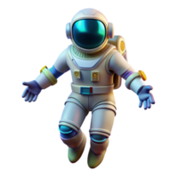 stunning artistic A futuristic spacesuit, equipped with advanced technology and glowing displays, astronaut floating in zero gravity, science fiction style authentic png