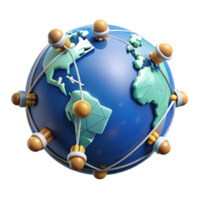 dramatic modern A network of interconnected satellites orbiting Earth, global communication network, futuristic and technological style authentic png