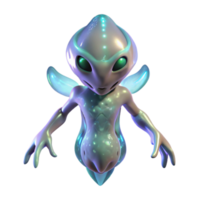 wonderful minimalist A crystalline alien creature floating in space, emitting a soft glow, ethereal and dreamlike lighting, abstract art style genuine png