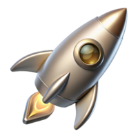 magnificent modern A sleek, silver spaceship shaped like a teardrop, intricate engine details visible, illuminated by the bright, harsh light of a nearby star. Photorealistic style detailed png