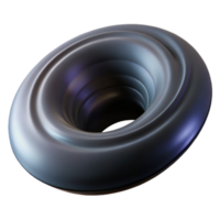stunning vintage A black hole distorting the fabric of spacetime. Scientific, abstract, dark and light contrast high quality png