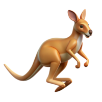 extraordinary modern A playful kangaroo hopping across the outback, dynamic pose, Australian setting professional png