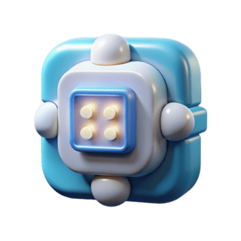 lugn minimalistisk en enda, stiliserade ikon representerar artificiell intelligens, lysande med en ljus vit ljus, belyst förbi en mjuk, eterisk ljus. minimalistisk stil hög upplösning png