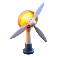 beautiful rustic A wind turbine generating electricity, illuminated by a sunset, photorealistic style exclusive png
