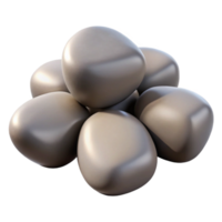 stunning contemporary A group of pebbles, smooth and polished by water, natural lighting, minimalist style original png