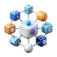 impressive vintage A network of interconnected devices forming the Internet of Things, abstract representation, data visualization style high quality png