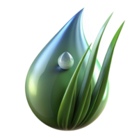 beautiful contemporary A close-up of a dewdrop on a blade of grass, reflective surface, soft lighting, macro photography style detailed png
