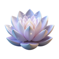 extraordinary rustic A blooming ethereal lotus flower composed of pure white magic, emitting soft glowing particles, under soft diffuse lighting, in a minimalist art style high resolution png