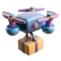 serene rustic A futuristic drone delivering a package, urban environment, realistic lighting, motion blur exclusive png