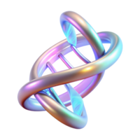dramatic minimalist A holographic projection of a DNA double helix rotating slowly, glowing with an inner luminescence, lit by a soft, diffused light. Scientific illustration style exclusive png