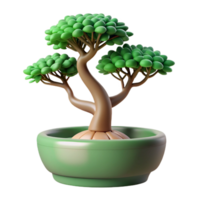 elegant vintage A bonsai tree in a ceramic pot, detailed foliage, soft lighting, minimalist style high resolution png