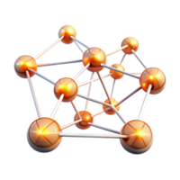 dramatic abstract A network of interconnected nodes glowing with data traffic, visualized as pulsing streams of light, illuminated by a dynamic, shifting light. Abstract style premium png
