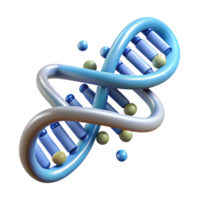 dramatic minimalist A DNA double helix unraveling into binary code, genetic engineering concept, scientific illustration style 4K png