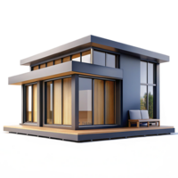 elegant creative Prefabricated modular home, minimalist design, large windows, natural light, modern architecture, 8k, detailed png