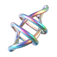impressionante clássico uma holográfico projeção do uma complexo dna Duplo hélice rotativo devagar, cintilante com iridescente cores, aceso de uma legal, etéreo branco claro. futurista, minimalista estilo genuíno png