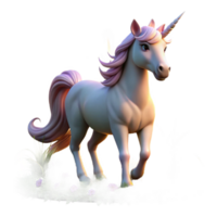 beautiful traditional A majestic unicorn grazing in a meadow of wildflowers, illuminated by the golden rays of the setting sun. Magical fantasy, realistic style high quality png