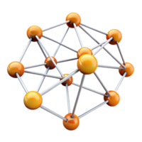 vibrant modern A network of interconnected nodes pulsating with light, representing the internet, dark background, data visualization style professional png