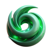 wonderful abstract A swirling vortex of emerald green magic, tendrils reaching out like grasping claws, illuminated by a single beam of ethereal moonlight, Art Nouveau style original png