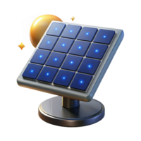 serene rustic A solar panel array in space, sunlight reflecting off the panels, futuristic style high quality png