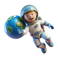 extraordinary abstract A space explorer floating in zero gravity, gazing out at the Earth, awe-inspiring and peaceful lighting, photorealistic genuine png
