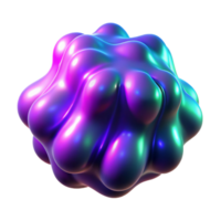elegant classic A pulsating, amorphous blob of neon slime emitting fractalized light patterns, illuminated by blacklight, Abstract Expressionism style premium png