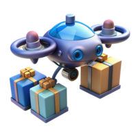 serene rustic A futuristic drone delivering a package in a dense urban environment, fast motion blur, cyberpunk style detailed png
