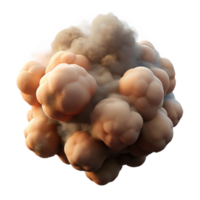 wonderful minimalist A cloud of swirling smoke and dust, in muted earth tones, with a dramatic, atmospheric feel, rendered in a realistic style professional png