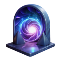 impressive creative A portal opening to another dimension, swirling with energy and light, mysterious and otherworldly lighting, fantasy art style genuine png