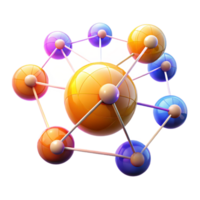 magnificent rustic A network of interconnected glowing orbs representing global internet traffic, illuminated by dynamic, shifting colors, in an abstract style exclusive png
