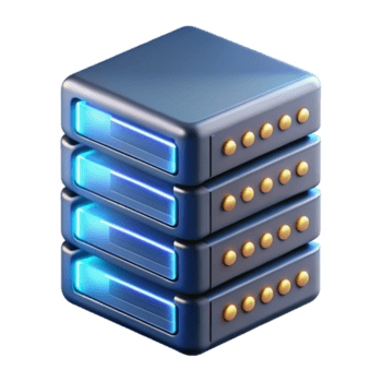 bellissimo rustico un' server cremagliera ronzio con attività, raggiante led e fili visibile, illuminato di il lampeggiante luci di il server. fotorealistico stile esclusivo png