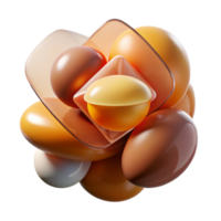 extraordinary traditional A dynamic composition of overlapping, translucent shapes, in a warm, earthy palette, with soft, diffused lighting authentic png