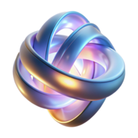 elegant rustic Intertwined, glowing ribbons, forming a dynamic, abstract sculpture, illuminated by a soft, ethereal light premium png