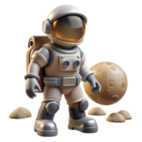 impressive traditional A solitary astronaut, with a reflective visor and a jetpack, explores a desolate, alien planet. Space opera style 4K png