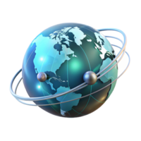 magnificent abstract A holographic projection of the Earth, rotating slowly, with data streams flowing across its surface, illuminated by a dim, ambient light. Scientific illustration style exclusive png