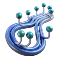 magnificent traditional A binary code stream flowing through a network, abstract visualization, digital art style authentic png