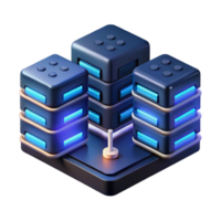 extraordinary traditional A network of interconnected servers glowing with data flow, dark, moody lighting, technical illustration style professional png