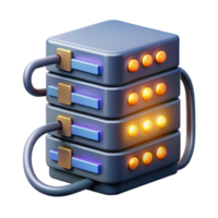 serene traditional A server rack with glowing lights and cables, intricate detail, data center atmosphere, realistic style high resolution png