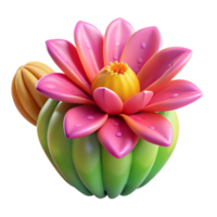 wonderful rustic A close-up of a cactus flower, vibrant colors, harsh sunlight, desert photography style premium png
