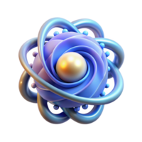 impressive minimalist A quantum computer core radiating energy, visualized as swirling particles of light, in a dark, abstract space high quality png