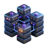 magnificent traditional A network of interconnected servers glowing with data flow, dark, moody lighting, technical illustration style detailed png