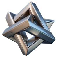 vibrant classic A dynamic composition of intersecting planes and angles, rendered in a metallic texture with a brushed finish, constructivist style professional png