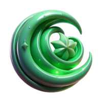 extraordinary abstract A swirling vortex of emerald green magic, tendrils reaching out like grasping claws, illuminated by a single beam of ethereal moonlight, Art Nouveau style 4K png