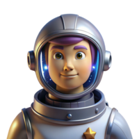 serene creative Portrait of a stoic astronaut with a reflective visor, floating in space, lit by starlight, in a photorealistic digital art style high resolution png