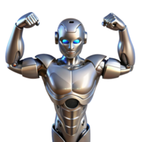 serene rustic A robotic exoskeleton enhancing human strength, metallic texture, realistic style 4K png
